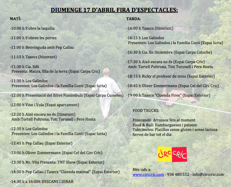 Graella Horaris Fira